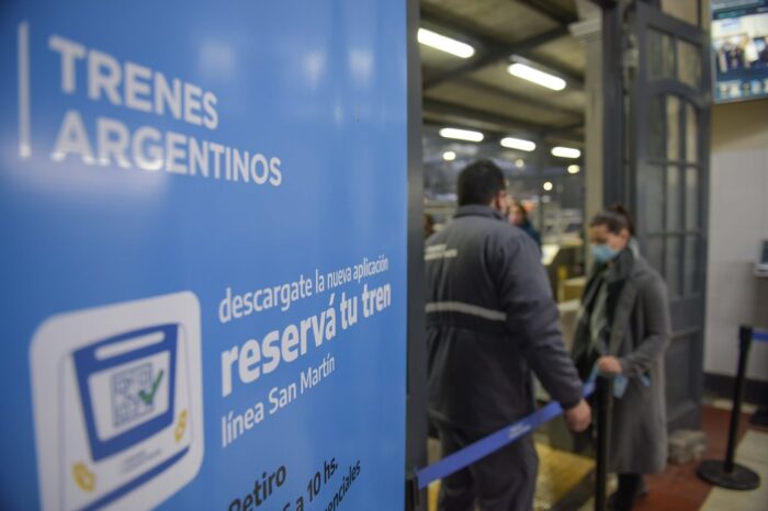 Desde hoy, la reserva de tren también por la tarde en la Línea San Martín