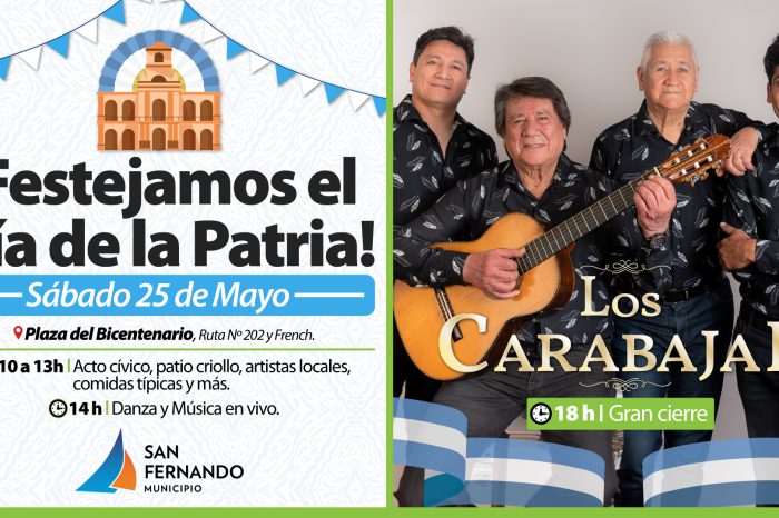 Con “Los Carabajal”, este sábado San Fernando festejará el “Día de la Patria”