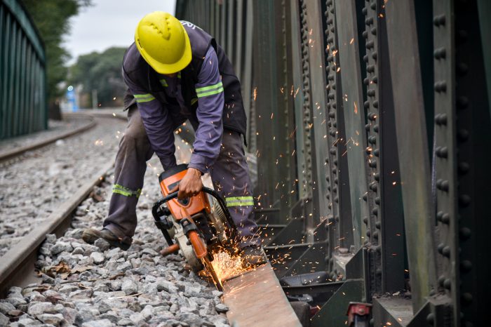 Comenzaron los trabajos sobre el puente de Figueroa Alcorta para la vuelta del Tren San Martín a Retiro