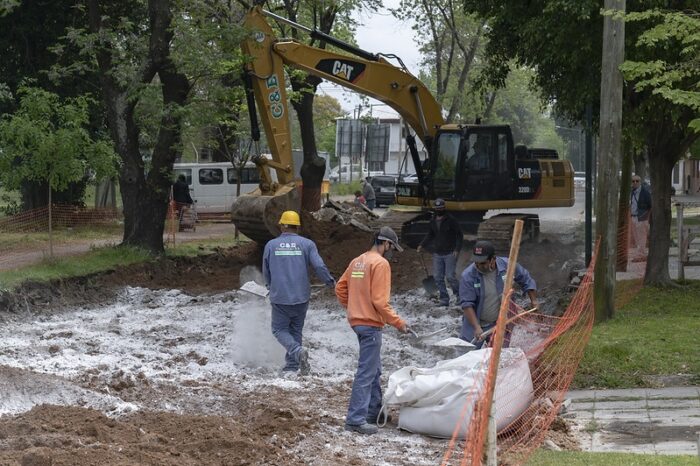 Avanza el plan de bacheo en Villa Adelina y Boulogne