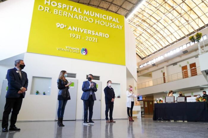 Vicente López conmemoró los 90 años del Hospital municipal Bernardo Houssay